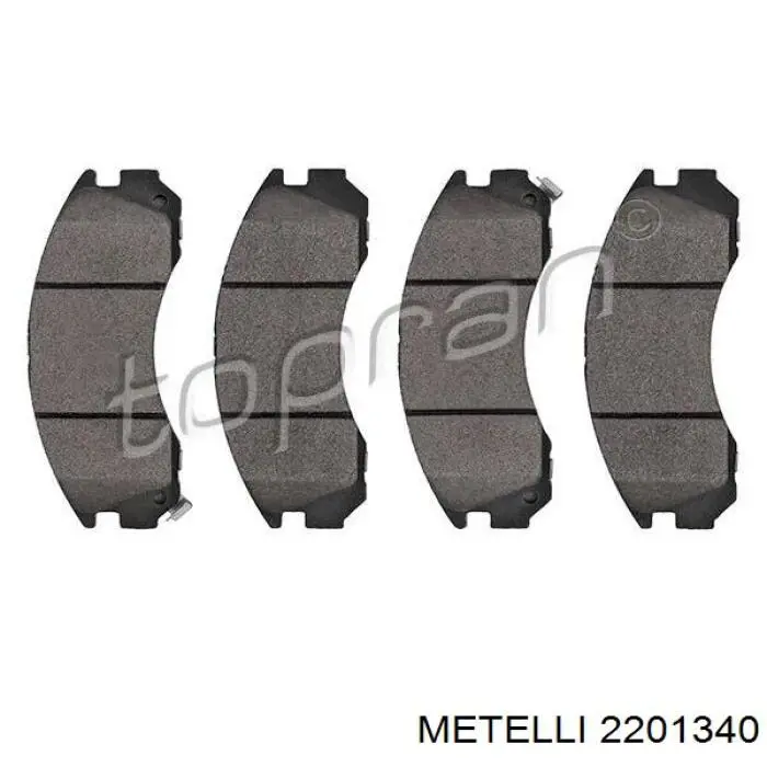 Тормозні колодки Metelli 2201340