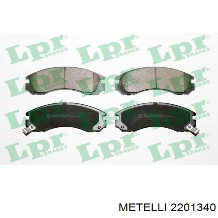 Гальмівні колодки Metelli 2201340 ціна, від 23.40 USD