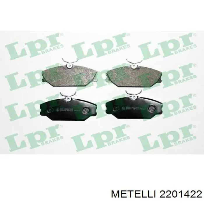 Гальмівні колодки Metelli 2201422 ціна, від 21.08 USD