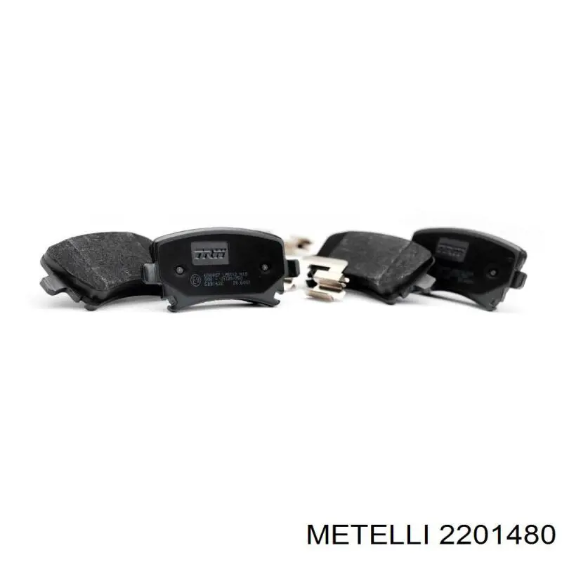 2201480 Metelli Передні гальмівні колодки