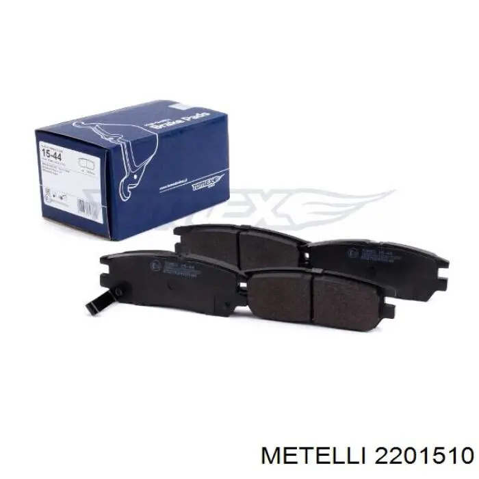 Задні гальмівні колодки Metelli 2201510 ціна, від 15.65 USD