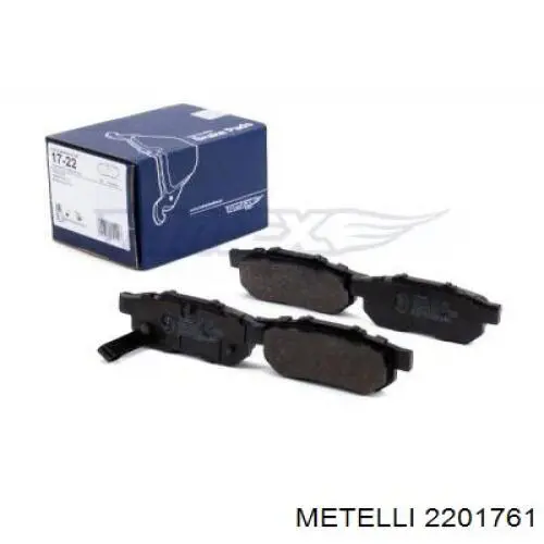 Задні гальмівні колодки Metelli 2201761 ціна, від 16.86 USD