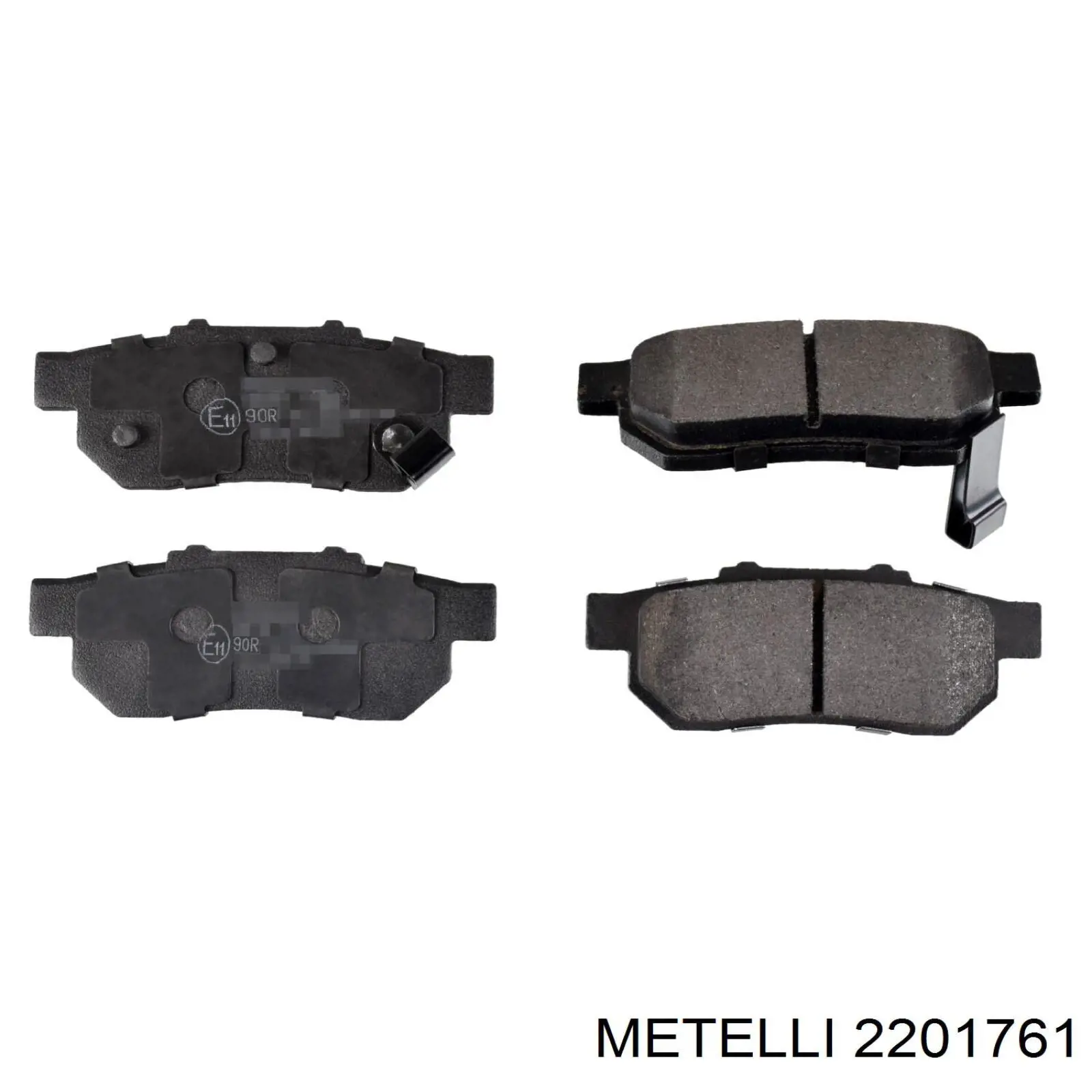 Задні гальмівні колодки Metelli 2201761 ціна, від 16.86 USD