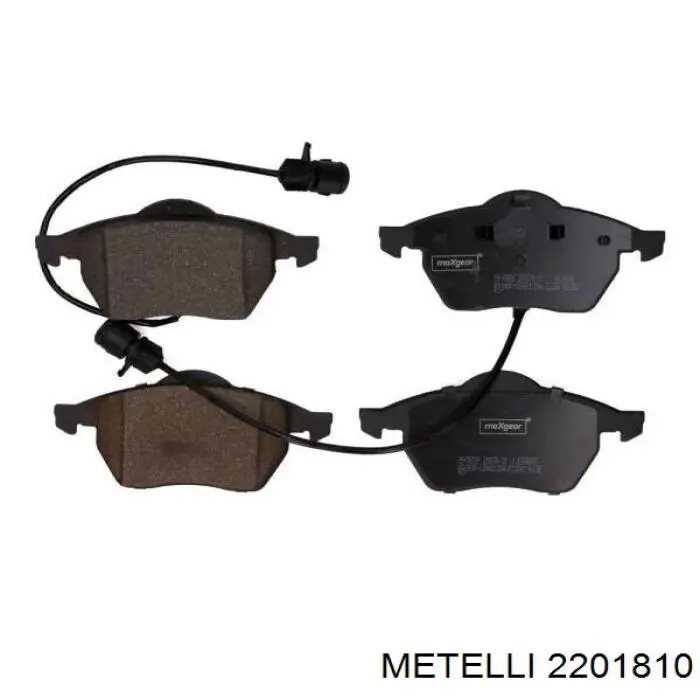 Тормозні колодки Metelli 2201810