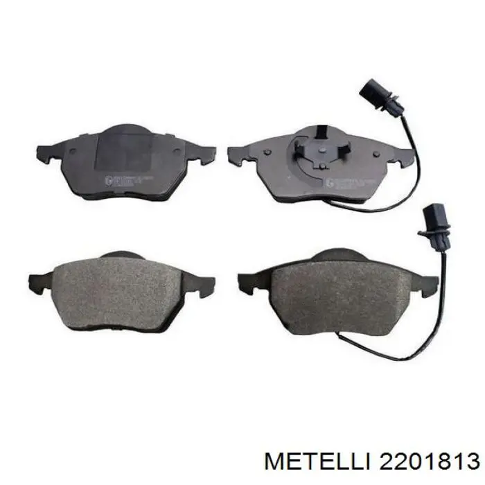 Гальмівні колодки Metelli 2201813 ціна, від 28.68 USD
