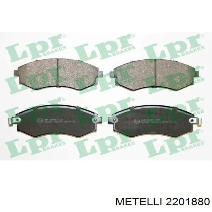 Гальмівні колодки Metelli 2201880 ціна, від 18.77 USD