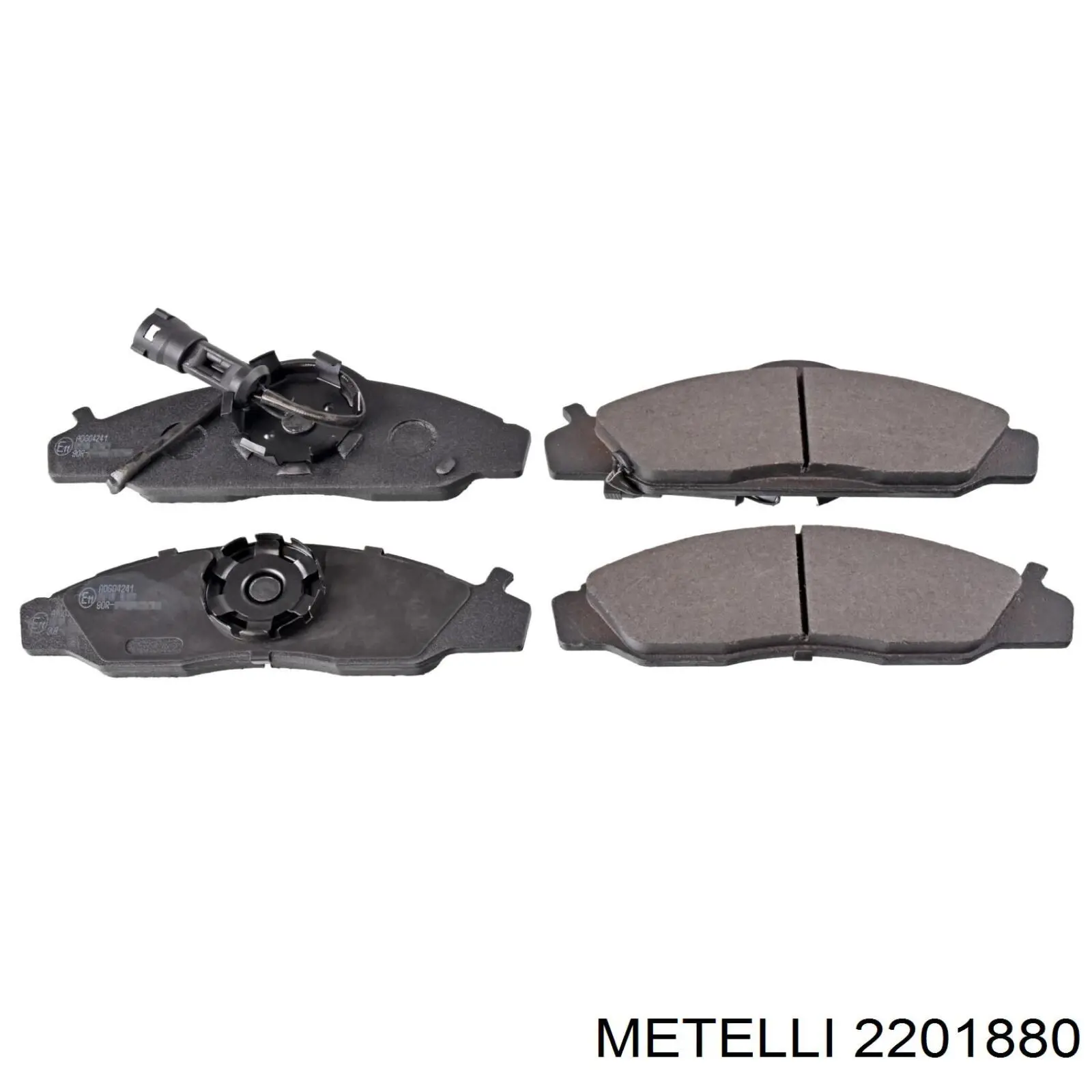 Гальмівні колодки Metelli 2201880 ціна, від 18.77 USD