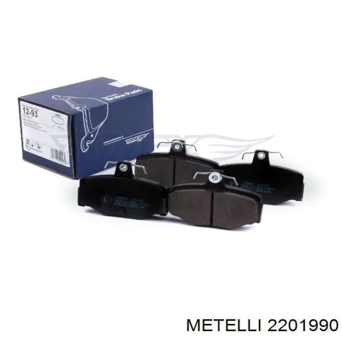 2201990 Metelli колодки гальмові задні, дискові