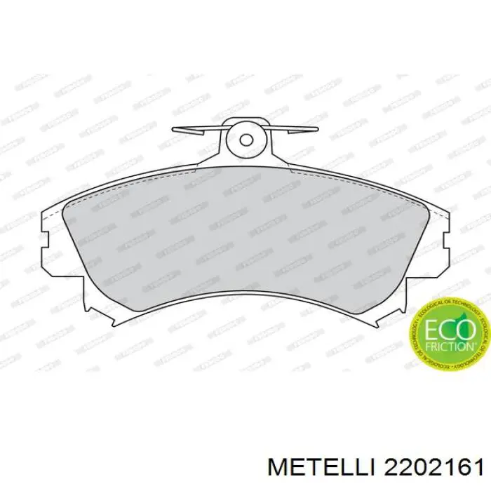 Гальмівні колодки Metelli 2202161 ціна, від 28.37 USD