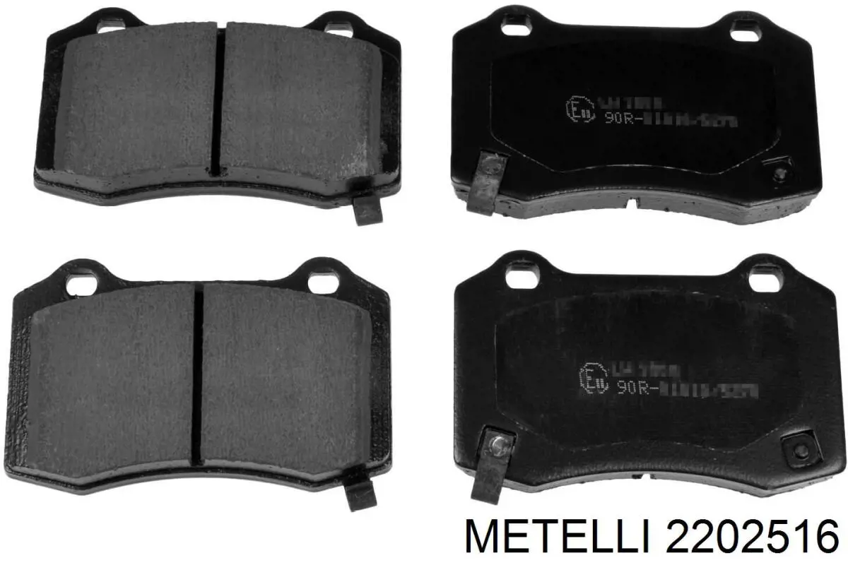 Задні гальмівні колодки Metelli 2202516 ціна, від 34.09 USD