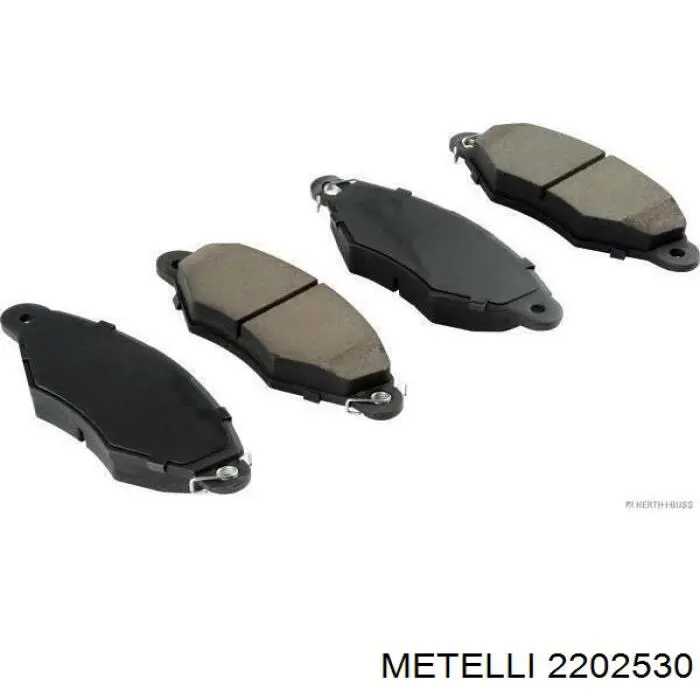 2202530 Metelli Передні гальмівні колодки