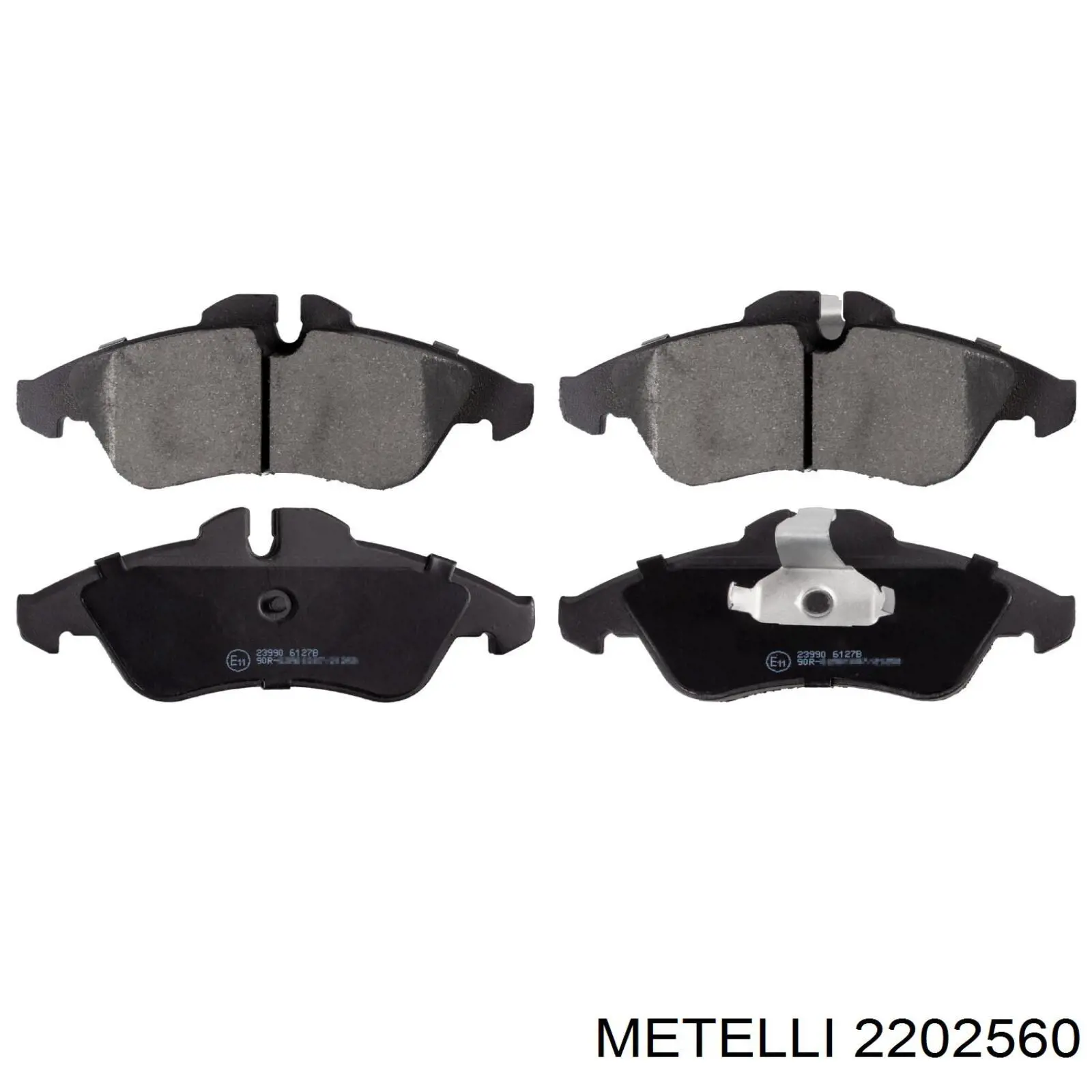2202560 Metelli Передні гальмівні колодки