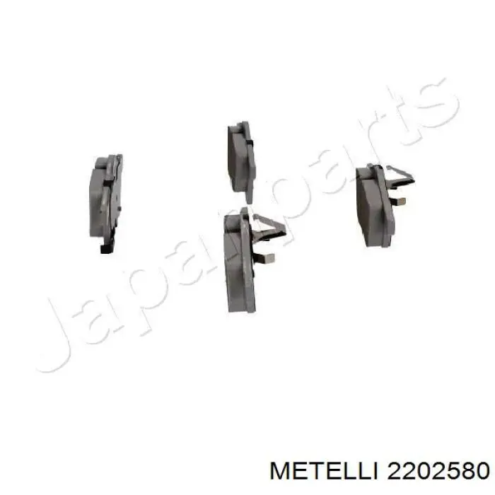 Передні тормозні колодки 2202580 Metelli