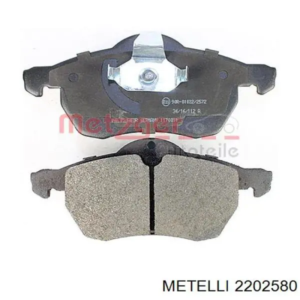 Гальмівні колодки Metelli 2202580 ціна, від 23.46 USD