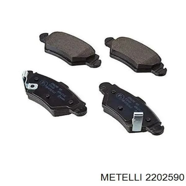 Задні гальмівні колодки Metelli 2202590 ціна, від 14.66 USD