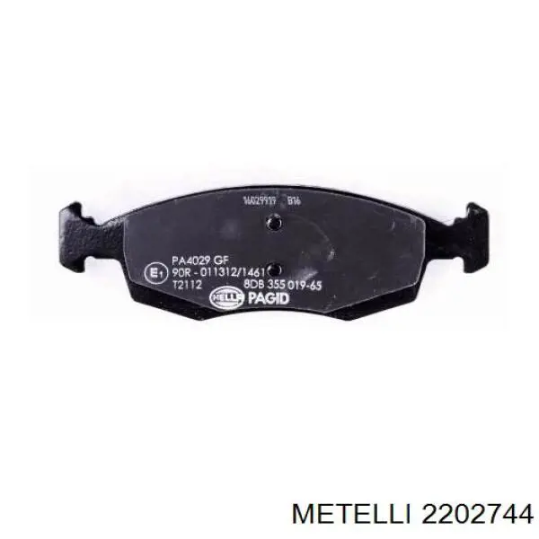 Гальмівні колодки Metelli 2202744 ціна, від 24.27 USD