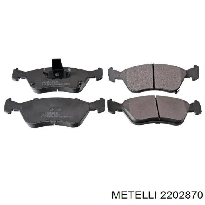 Тормозні колодки Metelli 2202870