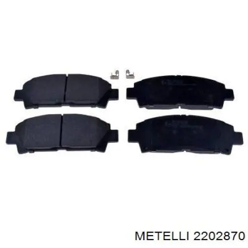 Гальмівні колодки Metelli 2202870 ціна, від 21.91 USD