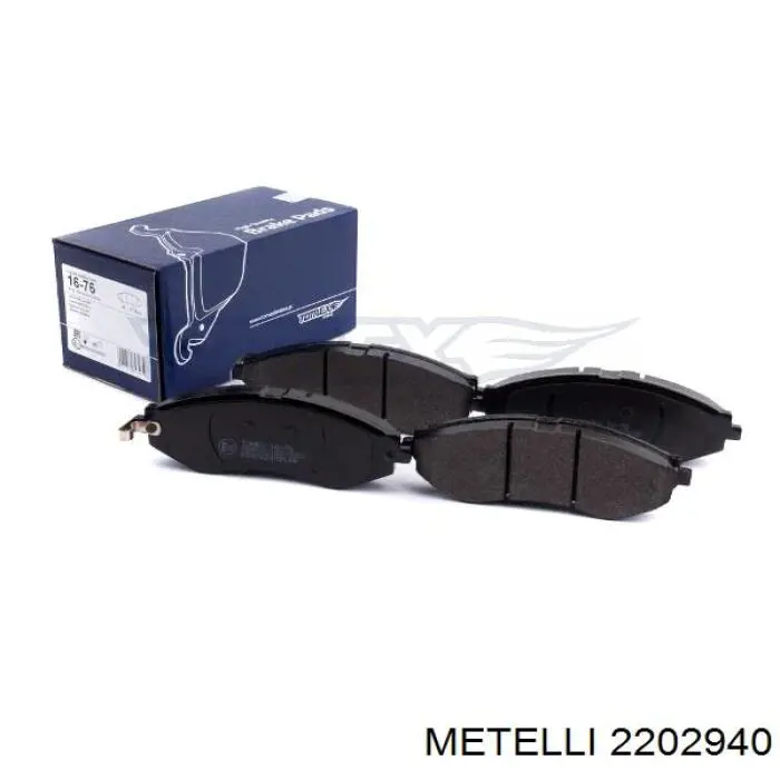 Гальмівні колодки Metelli 2202940 ціна, від 11.72 USD