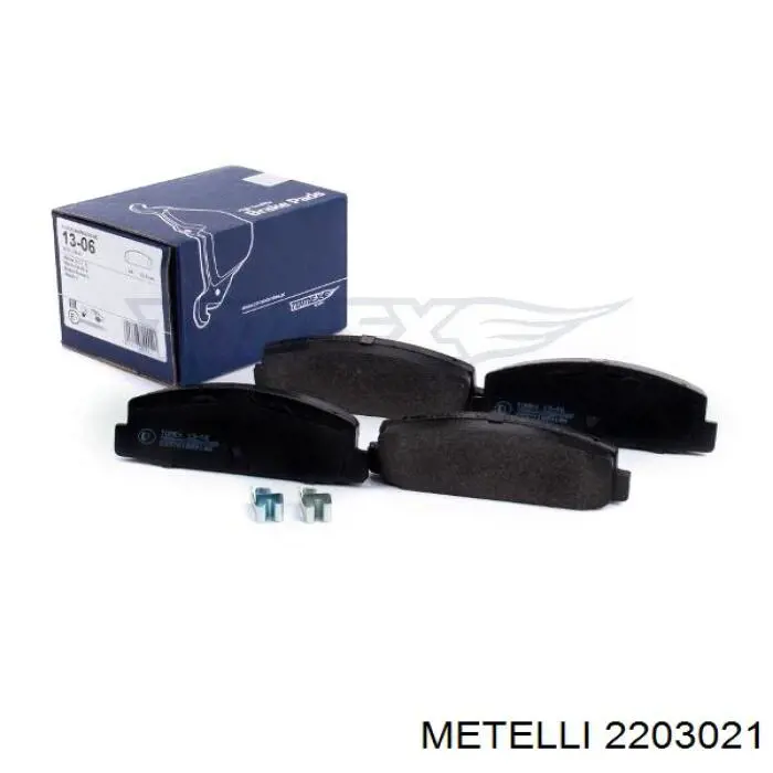 Задні дискові колодки Metelli 2203021