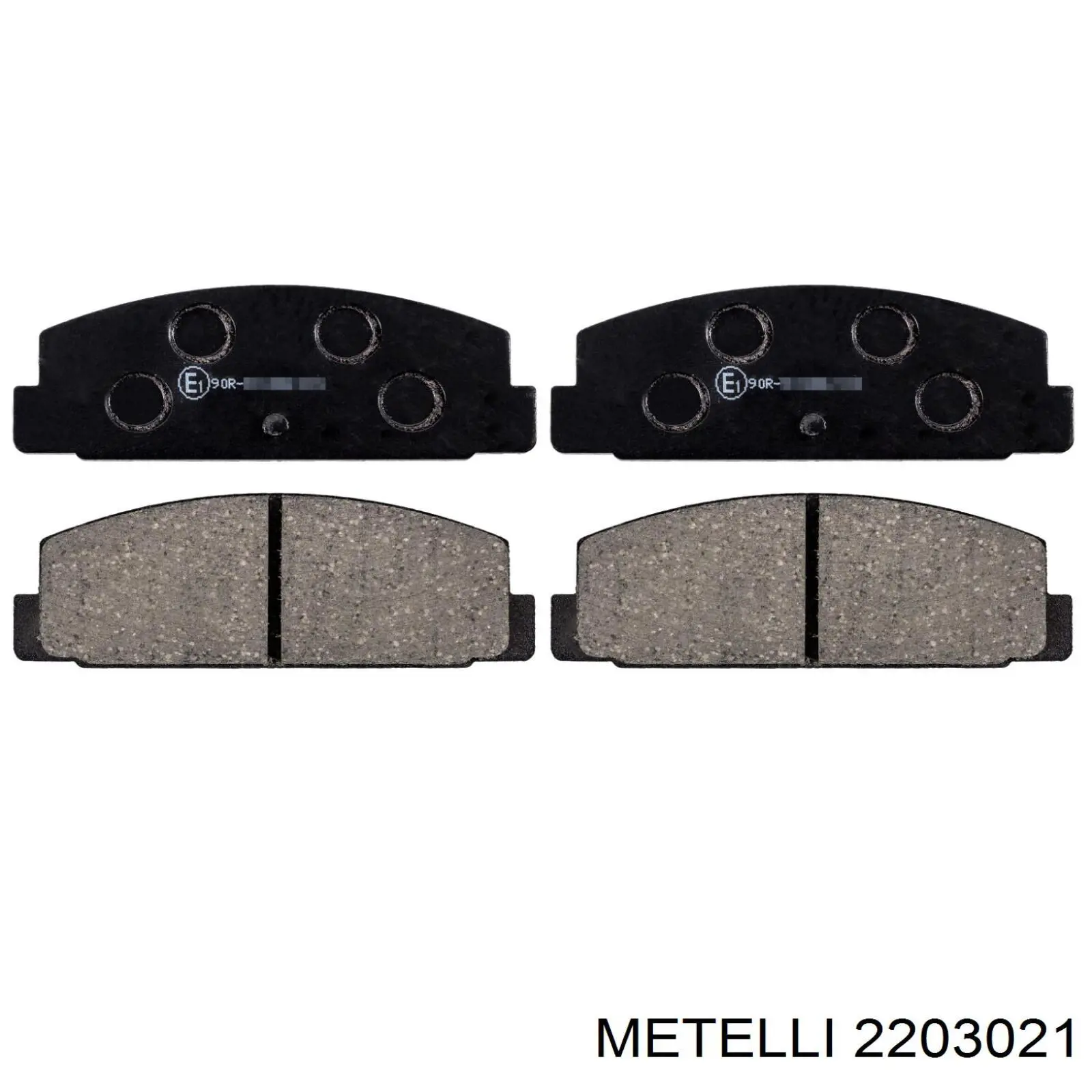 Колодки гальмові задні, дискові 2203021 Metelli