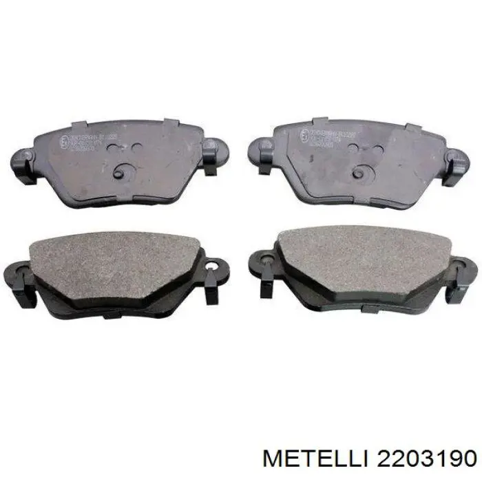 Купити 2203190 Metelli Задні колодки