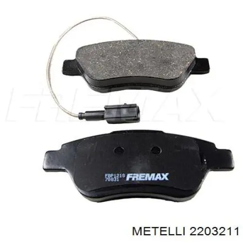Тормозні колодки Metelli 2203211