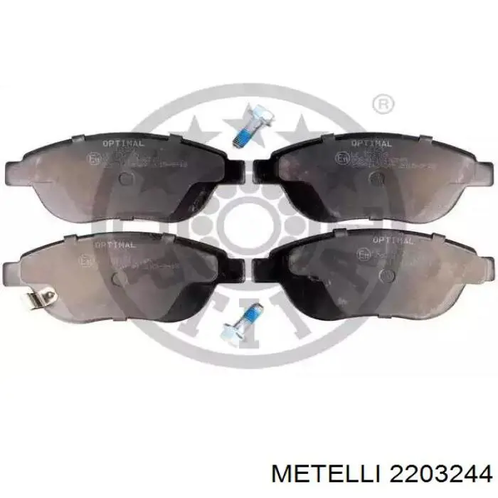 Задні дискові колодки Metelli 2203244