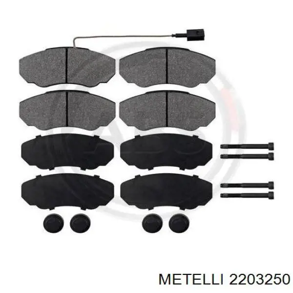 Тормозні колодки Metelli 2203250