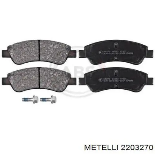 Тормозні колодки Metelli 2203270