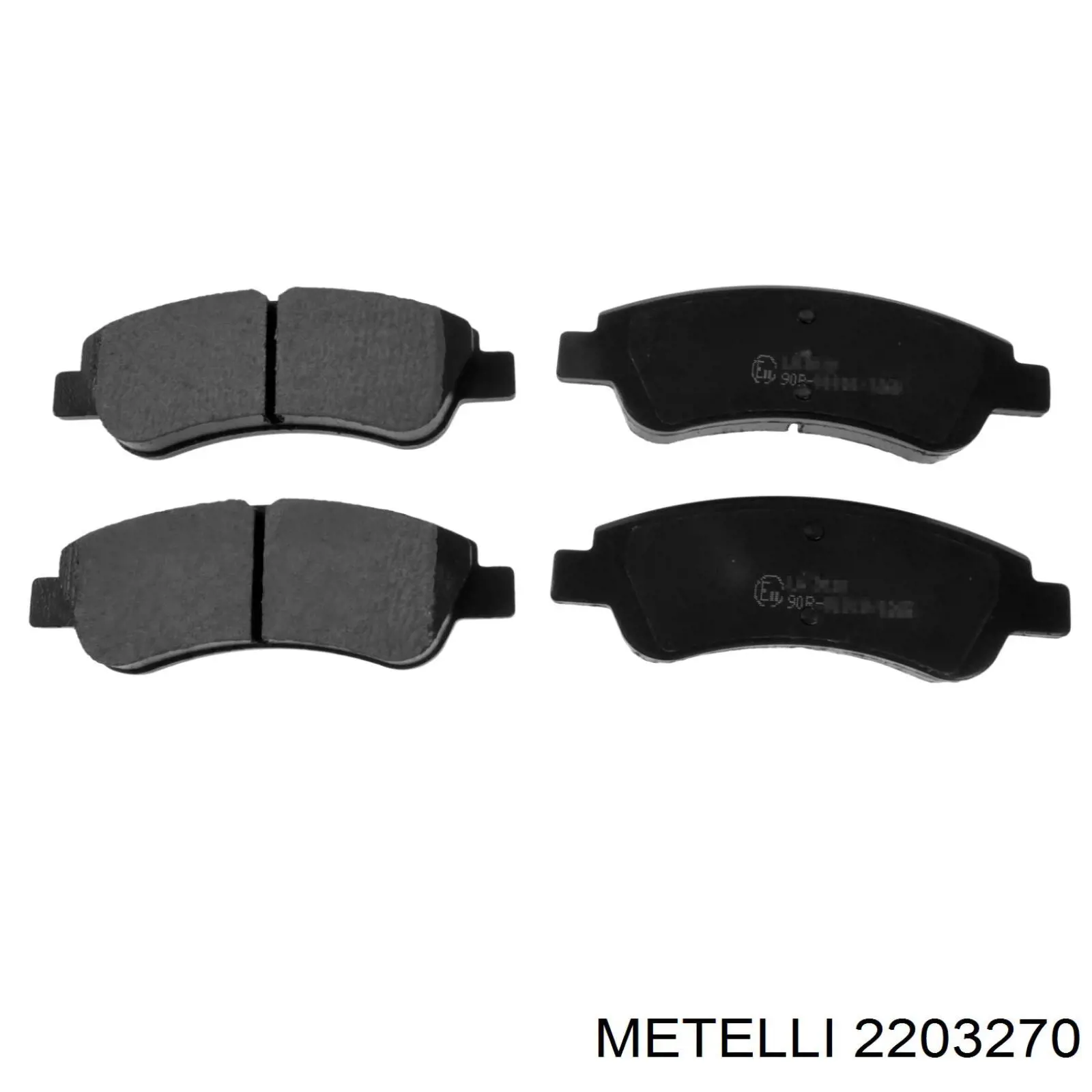 2203270 Metelli Передні гальмівні колодки