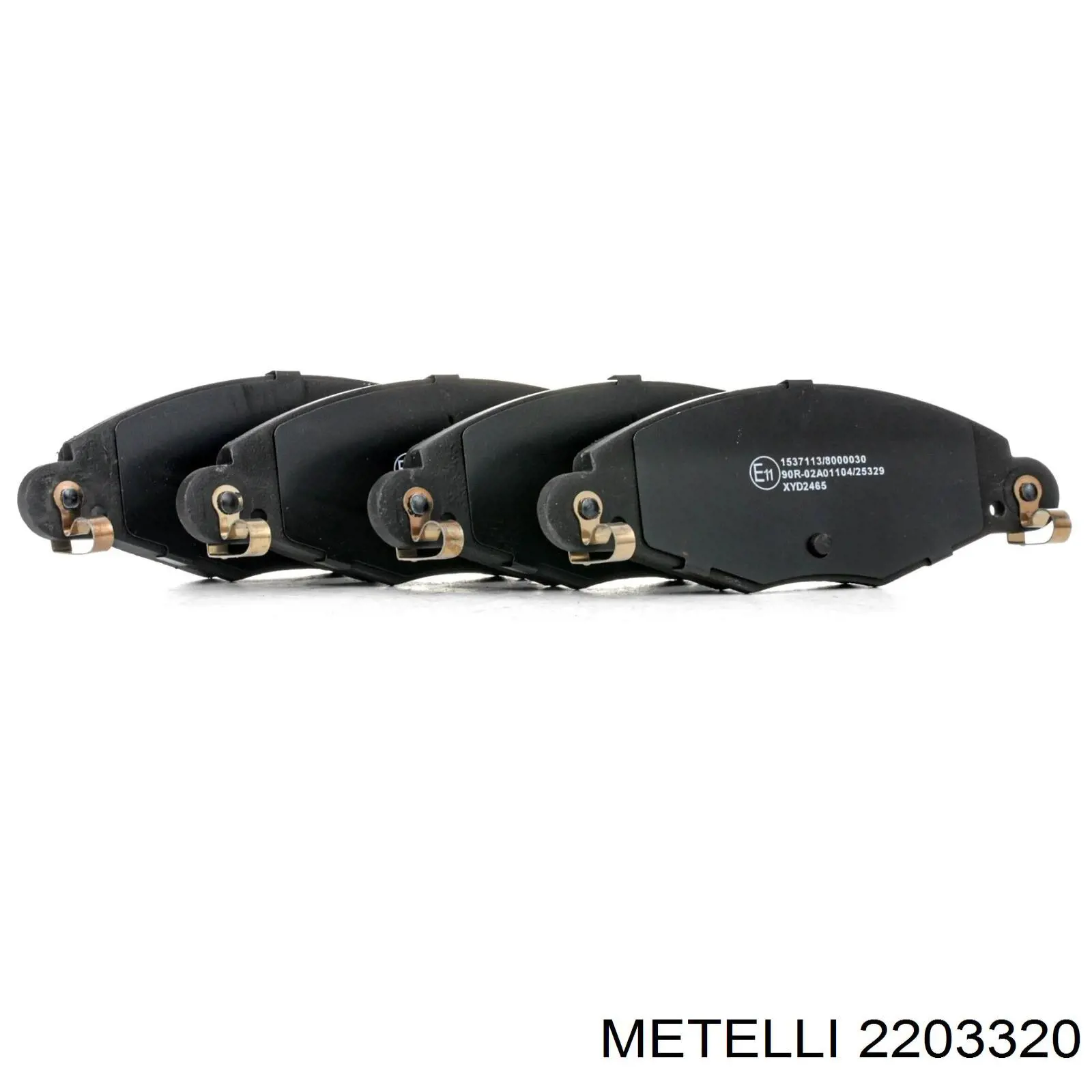 Купити 2203320 Metelli Колодки гальмівні передні, дискові
