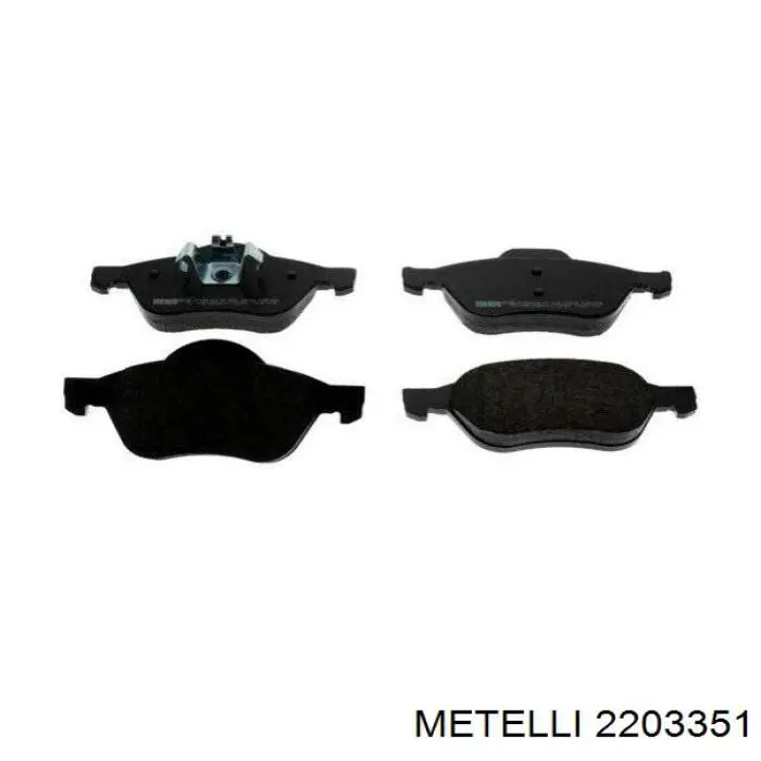 Купити 2203351 Metelli Колодки гальмівні передні, дискові