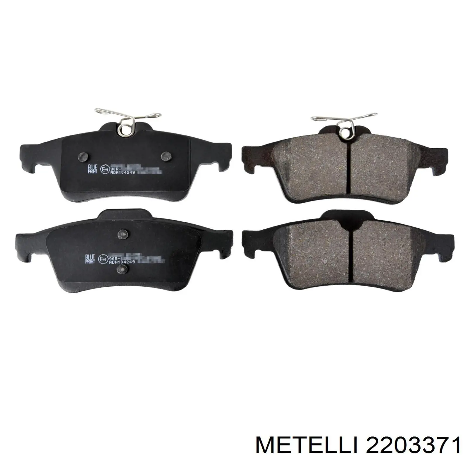 Купити 2203371 Metelli Задні колодки