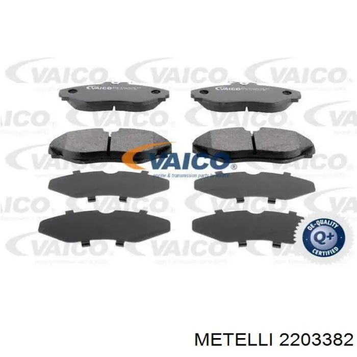 Тормозні колодки Metelli 2203382