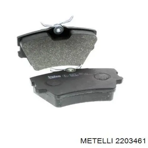 Задні дискові колодки Metelli 2203461