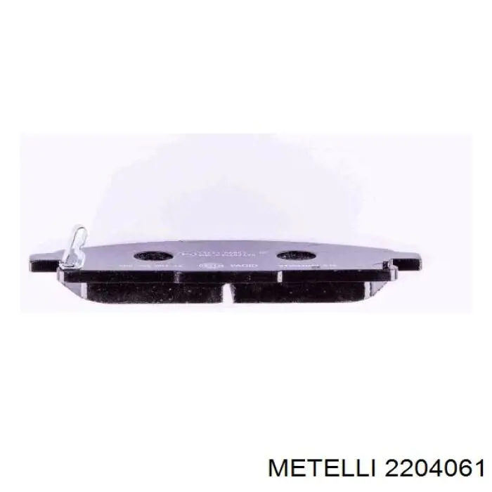 Купити 2204061 Metelli Колодки гальмівні передні, дискові