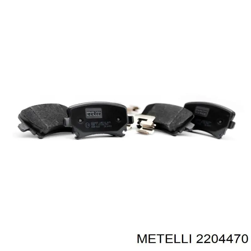 Задні гальмівні колодки 2204470 Metelli