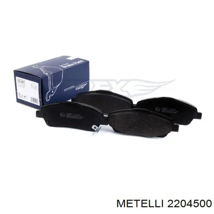 Купити 2204500 Metelli Колодки гальмівні передні, дискові
