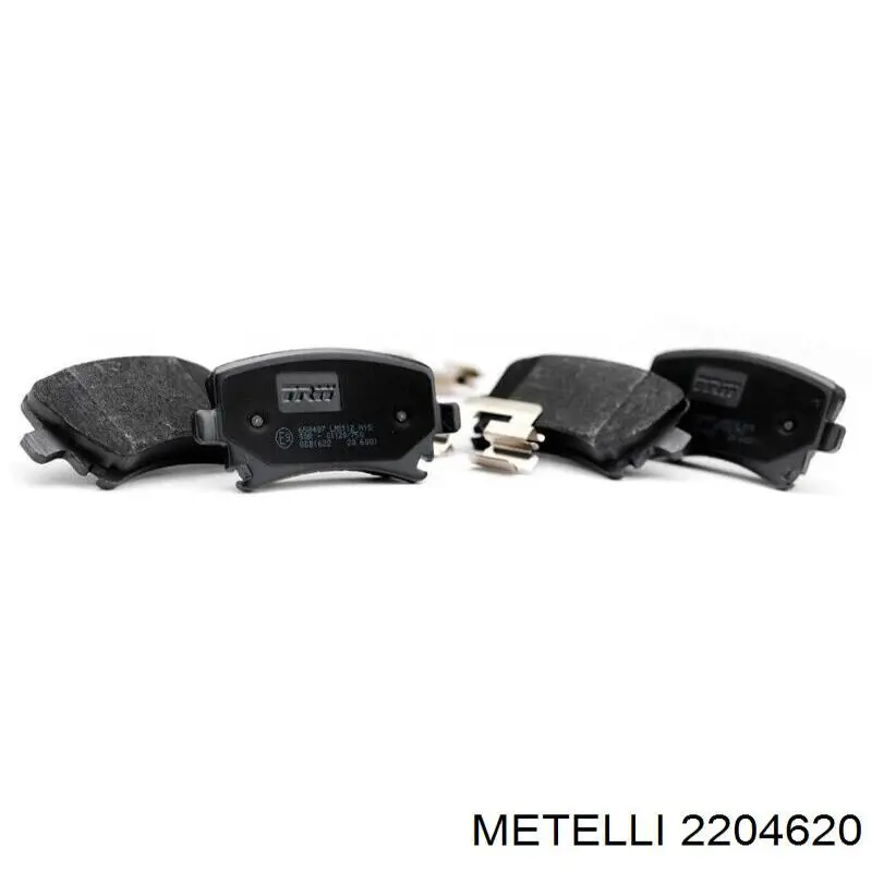 Передні тормозні колодки 2204620 Metelli