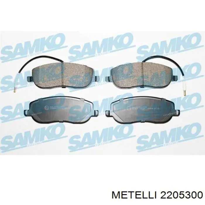 Тормозні колодки Metelli 2205300