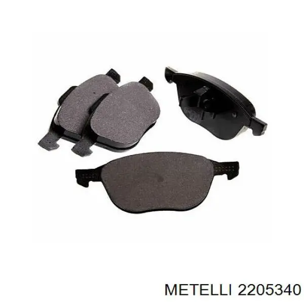 Гальмівні колодки Metelli 2205340 ціна, від 23.43 USD