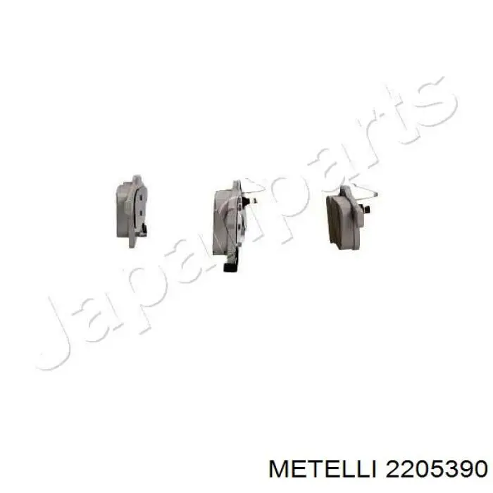 Передні тормозні колодки 2205390 Metelli