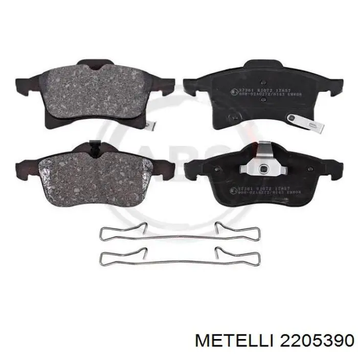 Гальмівні колодки Metelli 2205390 ціна, від 22.33 USD
