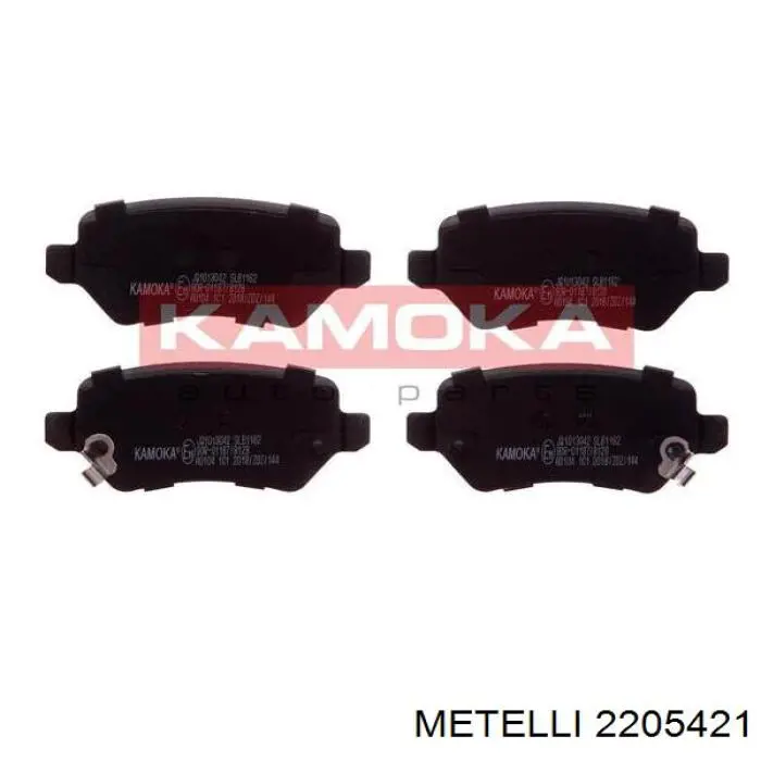 Задні гальмівні колодки Metelli 2205421 ціна, від 15.06 USD