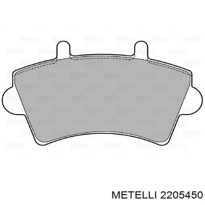 Тормозні колодки Metelli 2205450