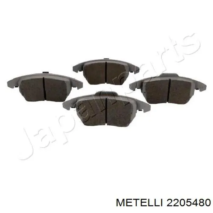 Передні тормозні колодки 2205480 Metelli