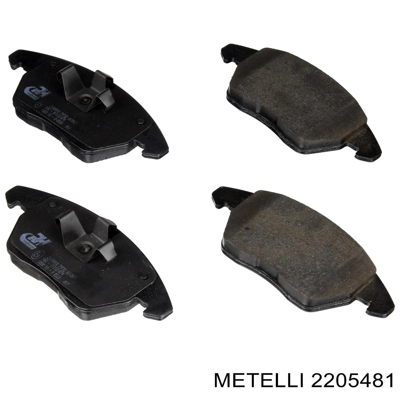 Гальмівні колодки Metelli 2205481 ціна, від 28.90 USD