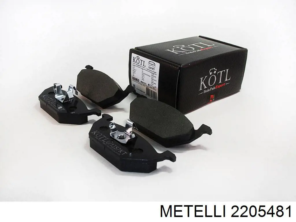 Купити 2205481 Metelli Колодки гальмівні передні, дискові