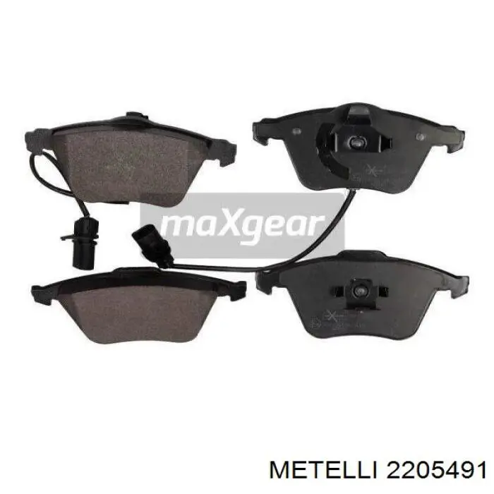 Гальмівні колодки Metelli 2205491 ціна, від 40.19 USD